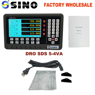 Sistem Pembacaan DRO LCD 4 Sumbu Mengukur SINO SDS 5-4VA Untuk Peralatan Mesin Bubut Penggilingan