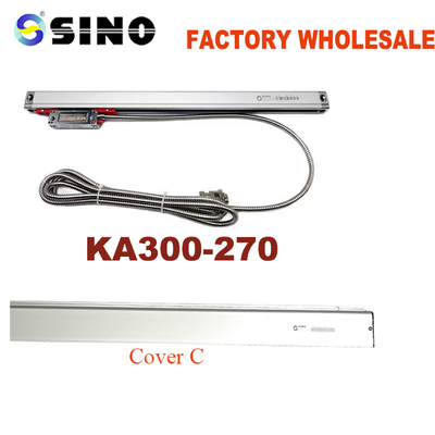 KA300 270mm Glass Linear Scale 320mm Sistem Pembacaan Digital DRO SINO Grating Ruler