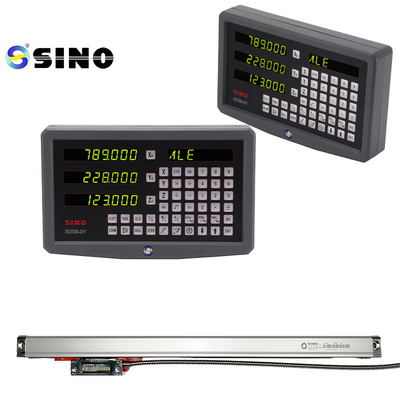 Grey SDS6-3V 3 Axis Sistem Pembacaan Digital DRO KA300 Glass Linear Scale Encoder Grating Ruler