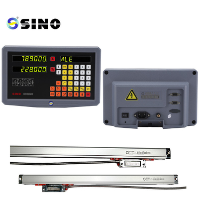 2 Axis SINO Digital Readout System DRO SDS2MS Glass Linear Scale Untuk Mesin Bubut