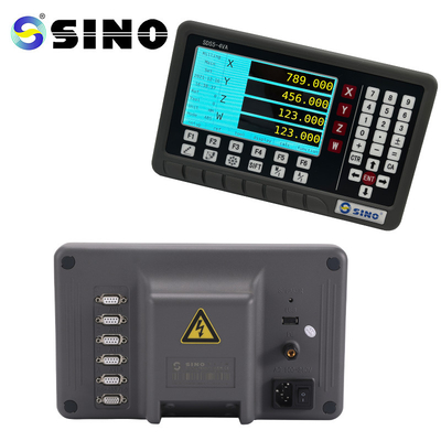 Pembacaan Umum Metal Sino SDS5-4VA Digital Display Meter Dengan DRO Screen LCD Empat Poros