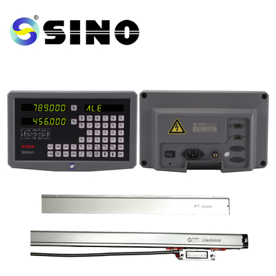 Bubut Penggilingan SDS6-2V 2 Axis SINO Sistem Pembacaan Digital DRO + KA300 Encoder Linear Scale