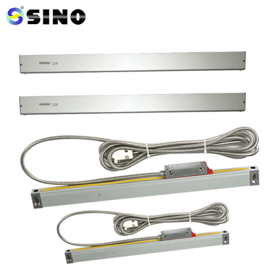 Optical Linear Scale Encoder 5um 120mm Panjang Perjalanan Untuk Mesin Bubut Sistem Pembacaan Digital 2 Axis