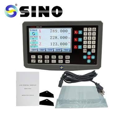 Sino SDS2MS DRO Digital Reading Glass Linear Scale Untuk Mesin Lathe Milling