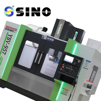 SINO YSV-1160 3 Axis Metal CNC Vertical Machining Center Dengan Jenis Transmisi DDS