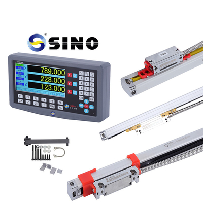 SINO 3 Axis DRO Membaca Untuk Pengendalian Posisi Mesin Lathe Milling yang akurat