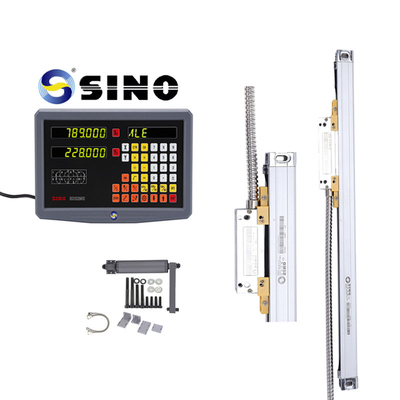 SINO Digital Linear Scale Grating Ruler SDS2MS Dua sumbu Skala Kaca Linear Pada Tampilan Membaca Digital