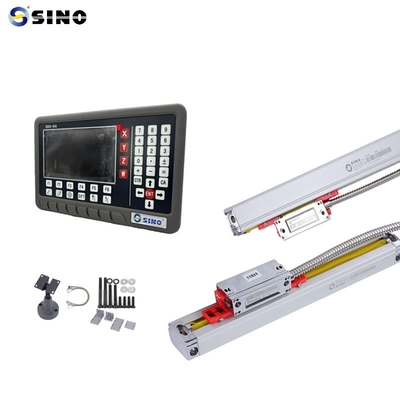 Mudah Dipelajari SINO 4-Axis SDS5-4VA Digital Reading Display Dengan Linear Scale Grating Ruler