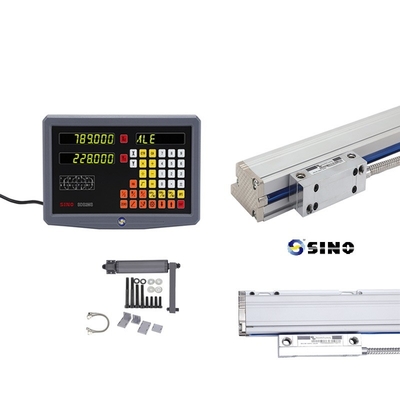 SINO TTL RoHS 2 Axis Digital Readout SDS2MS Untuk Mesin Bubut, Sistem Pengukuran DRO Multifungsi Dengan Encoder Linear
