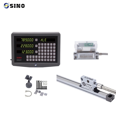 Metal 3 Axis Digital Readout System SDS6-3VA Dengan Tinggi Precision Optical Digital Linear Scale untuk mesin lathe milling