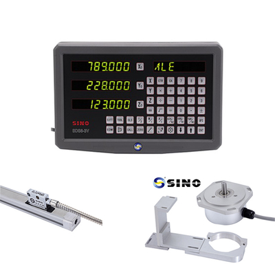 SINO SDS6-3V 3 sumbu Digital Reading Metal LED dengan encoder linier untuk mesin penggilingan DRO Sistem