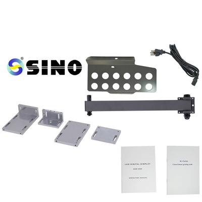 200mm Kaca Skala Linear Encoder Untuk Mesin Bubut Membosankan TTL Mengukur Sistem Pembacaan Digital