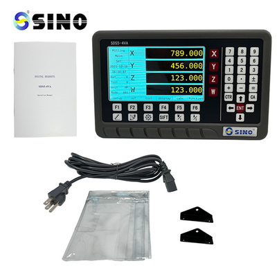 Tampilan Pembacaan Digital LCD Metal Sino SDS5-4VA DRO Dengan Sistem Encoder Skala Linier