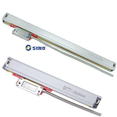 Mesin penggilingan Skala linier dengan konstruksi aluminium Micro Grating Ruler untuk ukuran struktur yang lebih kecil