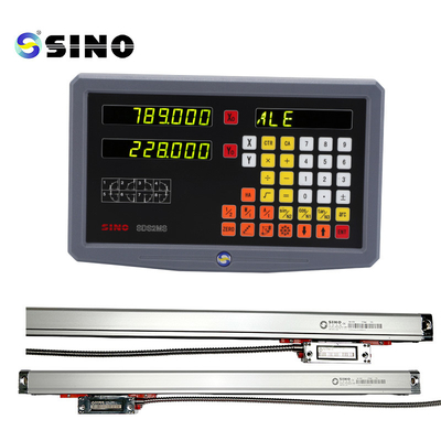 SDS 2MS AC 100~240V Sistem Membaca Digital DRO 2 Axis KA300 Sistem Skala Magnetik Dengan Koreksi Kesalahan Linear