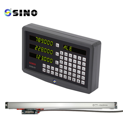 Grey SDS6-3V 3 Axis Sistem Pembacaan Digital DRO KA300 Glass Linear Scale Encoder Grating Ruler