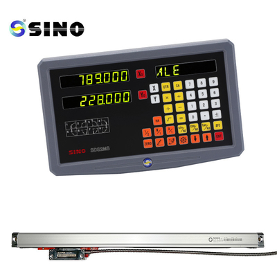 SINO 2 Axes Digital Readout System SDS2MS DRO Multifungsi Dengan Skala Linear Kaca Untuk Mesin Lathe