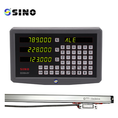 SINO DRO SDS6-3V Linear Encoder Glass Scale Ruler Dengan 3 Axis Digital Readout