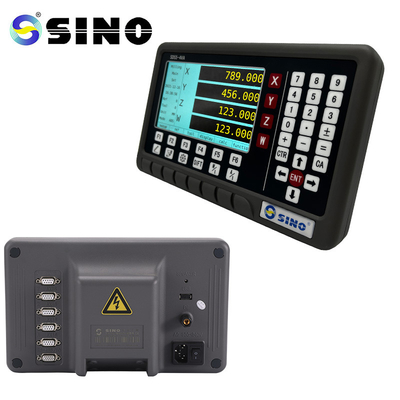 Skala linier kaca abu-abu dengan empat sumbu DRO SINO SDS5-4VA Sistem hitung digital