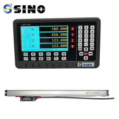 Set Lengkap 4 Axis LCD Digital Reading DRO Glass Linear Scale Encoder Sensor Untuk Milling Lathe