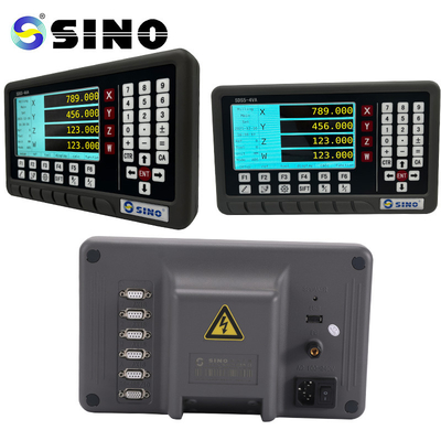 Pembacaan Umum Sistem Pembacaan Digital SINO Screen LCD Empat sumbu DRO Metal SDS5-4VA Digital Display Meter