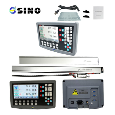 0.5um Resolusi DRO 3 Axis Digital Reading Meter SDS2-3VA Sinyal RS422