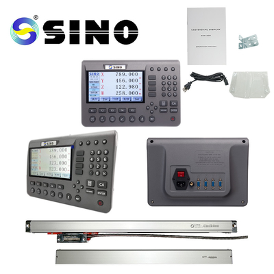 2 Axis DRO SDS 200 Kit Metal LCD Full Touch Screen Resolusi 0,005mm Praktis Untuk Mesin Penggilingan