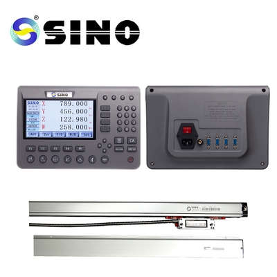 2 Axis DRO SDS 200 Kit Metal LCD Full Touch Screen Resolusi 0,005mm Praktis Untuk Mesin Penggilingan