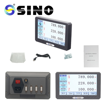 SINO SDS200S Kit Pembacaan Digital DRO 3 Sumbu Layar Sentuh Penuh LCD untuk skala encoder linier mesin bubut mesin penggilingan