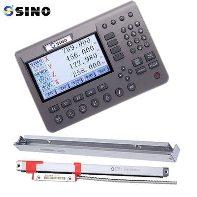 SDS200 DRO SINO 4-Axis Digital Readout System dengan Metal LCD dan Linear Encoder Kit untuk Mesin Milling