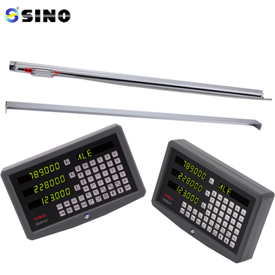 2/3 Axis Digital Readout Glass Linear Encoder SINO KA600-1400mm Presisi 1μm Skala Linear DRO
