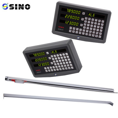 2/3 Axis Digital Readout Glass Linear Encoder SINO KA600-1400mm Presisi 1μm Skala Linear DRO