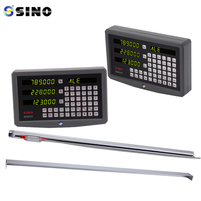 SINO KA600-1100mm Optical Encoder SDS6-3V Sistem Membaca Digital Keakuratan Tinggi Grating Skala Kaca Linear