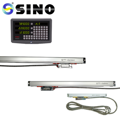 Mesin bubut presisi tinggi 1μM Skala linier Digital Reading DRO 2/3 Axis Encoder Untuk mesin bubut SINO KA600-2100mm