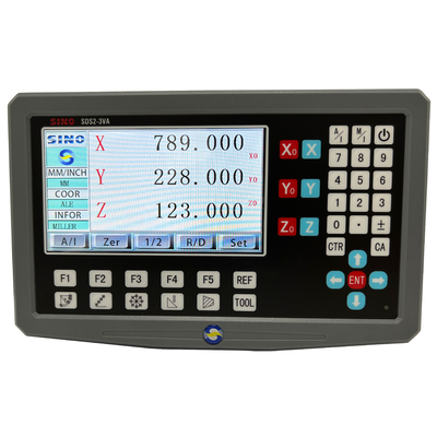 IP67 3 Axis Digital Readout SINO SDS2-3VA Linear Scale Encoder Untuk Mesin Penggilingan