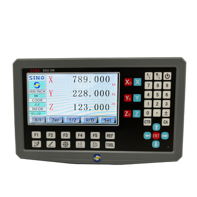 Grey 240V 3 Axis Digital Reading TTL Input Signal Untuk Mesin Milling Lathe