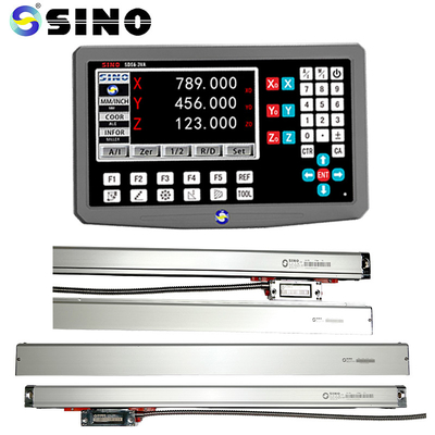 1um Linear Scale Encoder Dengan 3 Axis Digital Reading Sino SDS6-3VA Lathe Milling DRO Set