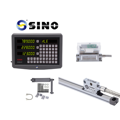 SION SDS6-3VA 3 Axis Metal Case Digital Reading DRO Skala Linear Kit Mesin Penggilingan