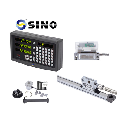 SINO SDS6-3V Glass Linear Scale Meter Mesin Lathe Digital Reading DRO 3 Axis 1um