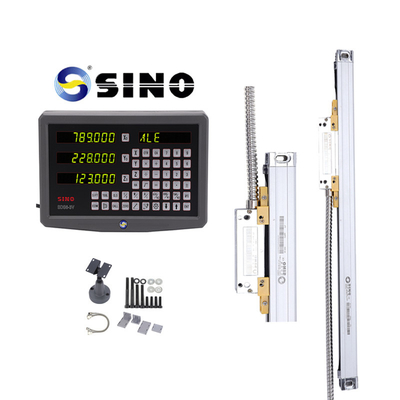 SINO DRO SDS6-3V 3 Axis Digital Reading System Dengan TTL Linear Encoder Ruler untuk mesin bubut