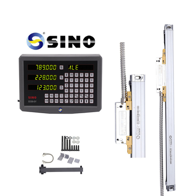 SDS6-3V Digital Display Dan SINO KA Linear Glass Grating Ruler Untuk Membantu Dalam Penggilingan Dan Operasi Mesin Alat