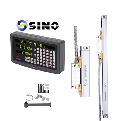 SINO 3 Axis SDS6-3V Kit Digital Reading System DRO Dengan Output RS232-C Linear Encoder Untuk Lathe
