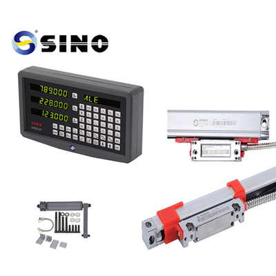 SINO 3 Axis SDS6-3VA DRO TTL Display Dengan Skala Enkoder Linear A Series Of KA Untuk Mesin Pengeboran CNC Milling