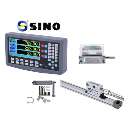 Koleksi Alat Pengukuran Taper Dengan SINO SDS2-3VA 3 Axis DRO Digital Readout System Dan KA300 Glass Linear Ruler