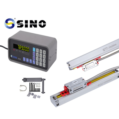 TTL Single Axis SINO Digital Readout System DRO SDS3-1 Dengan Transparent Cover Linear Encoder Untuk Mesin Lathe Milling