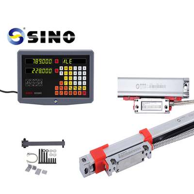 SDS 2MS 2-Axis Digital Reading Dro Panel Warna Skala Linear Seri Milling Machine