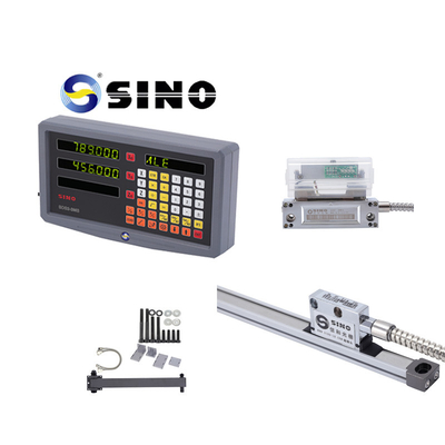 SINO SDS2-3MS Digital Reading Dro Milling Lathe Machine Keakuratan Skala Linear