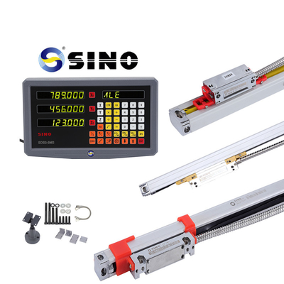 SINO SDS2-3MS Digital Display Pengolahan Industri Dengan Mesin Penggilingan 2 sumbu linier