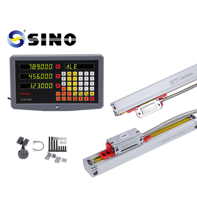 SINO SDS2-3MS 3-Axis Digital Reading System DRO Glass Linear Ruler Untuk Mesin Lathe Milling