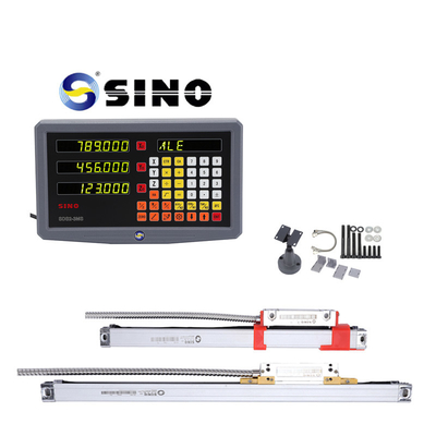 Sistem Membaca Digital SINO SDS2-3MS Membaca tampilan digital DRO Dengan Enkoder linier Tiga sumbu untuk Mesin Lathe Milling